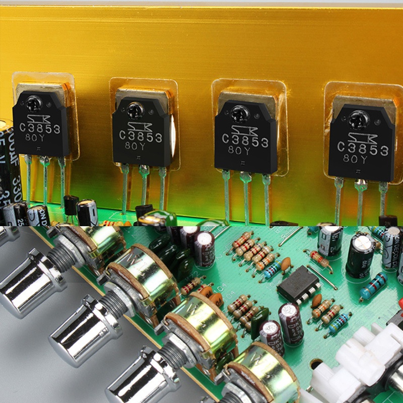 Mô Đun Khuếch Đại Âm Thanh Công Suất Cao ROX 2CH 100Wx2 AC18-24V Cho Loa Tại Nhà