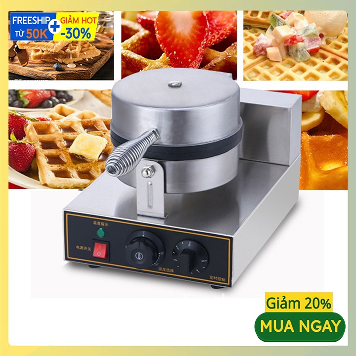 Máy nướng bánh kẹp tàn ong, làm bánh waffle khuôn trái tim