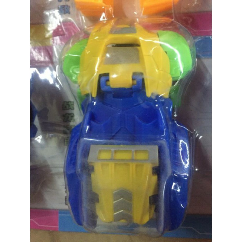 Vỉ 16 con xe đồ chơi siêu nhân biến hình có 2 loại