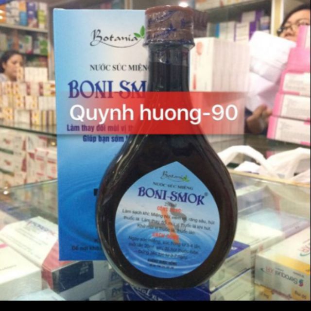 Boni-smok súc miệng - Giải pháp cai thuốc lá thành công