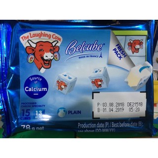 phô mai vuông con bò cười khối lượng 78g