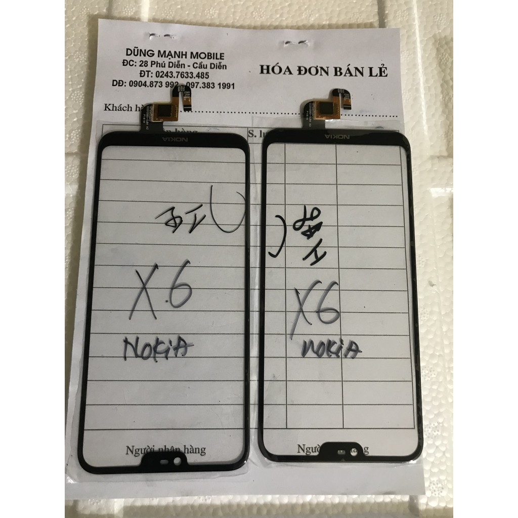 Kính cảm ứng nokia X6