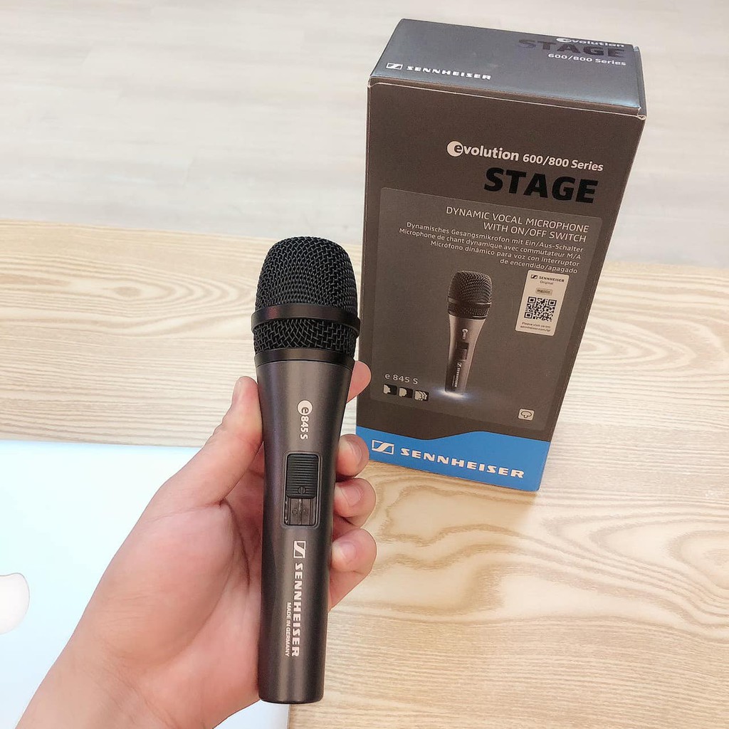 Micro Dynamic SENNHEISER E845S Vocal Microphone Chính hãng