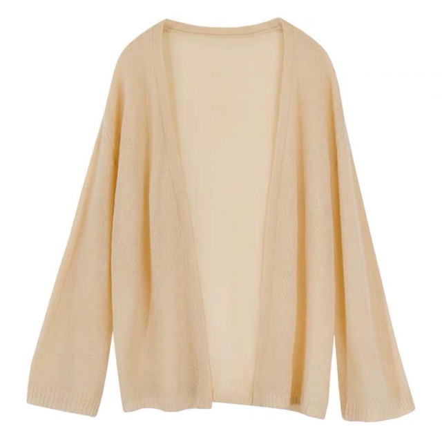 Áo Khoác Cardigan Len Mỏng Cho Nữ Phong Cách Ulzzang Phù Hợp Đi Đà Lạt, Dạo Biển, Labibi | BigBuy360 - bigbuy360.vn