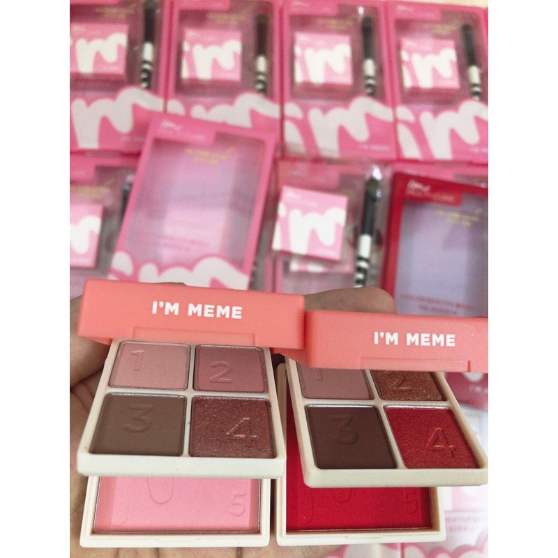 Bảng phấn mắt và má hồng Im Meme kèm cọ (bill mua hàng) | BigBuy360 - bigbuy360.vn