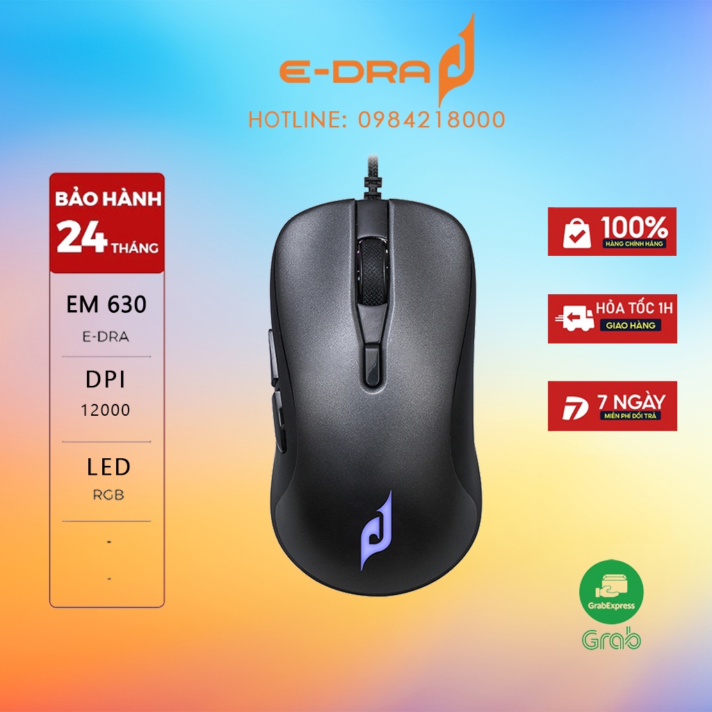 Chuột EDRA EM630 Ultra Light Bảo Hành Chính Hãng 24 Tháng