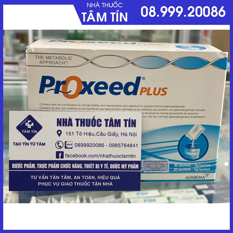 Proxeed Plus - bổ sung dưỡng chất hỗ trợ sinh sản nam giới.