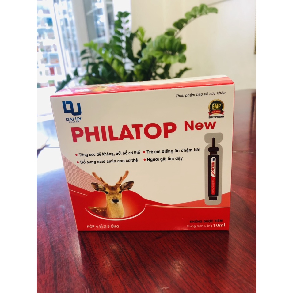 Philatop ống nhựa Đại Uy (hộp 20 ống)