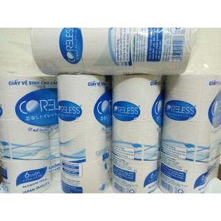 Combo 5 bịch giấy vệ sinh CORELESS cao cấp không lõi xuất NHẬT