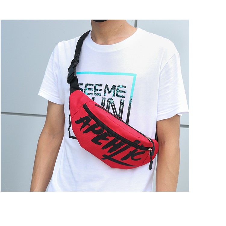 ⚡️Giá Rẻ Nhất Túi đeo hông, đeo chéo AP màu đỏ - túi bao tử thời trang giá rẻ unisex nam nữ - túi bao tự / túi messenger | BigBuy360 - bigbuy360.vn