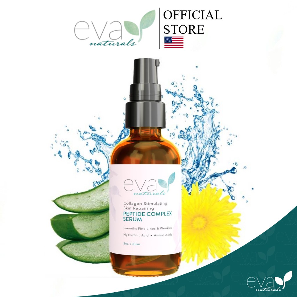 Serum Chứa Peptide Giúp Trẻ Hóa và Chống Lão Hóa Da Eva Naturals Peptide Complex Serum 60ml | BigBuy360 - bigbuy360.vn