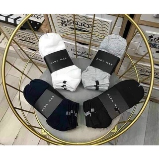 Lố 10 đôi tất nam Zara Men cổ ngắn