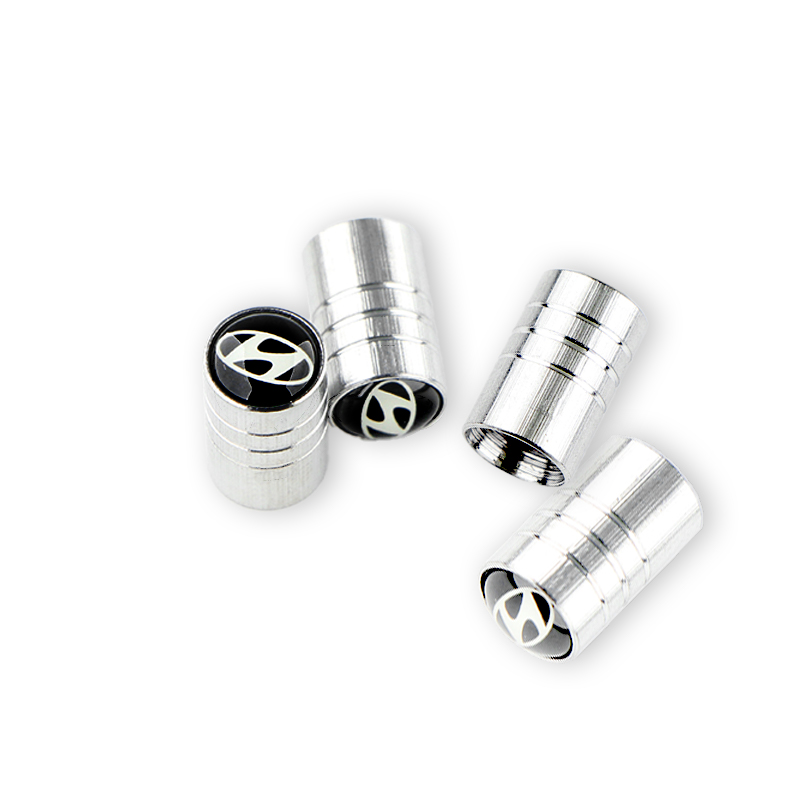 Bộ 4 Nắp Van Bánh Xe Hơi Cho Solaris Hyundai i10 Kona Getz Accent Elantra Sonata Tucson