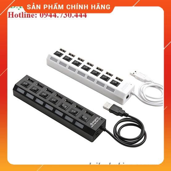 Bộ chia Hub USB 2.0 7 cổng công tắc dailyphukien