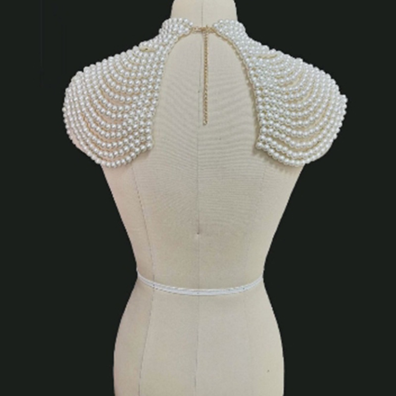 Vòng cổ Bodychain Đính Ngọc Trai Thời Trang Quyến Rũ Cho Nữ