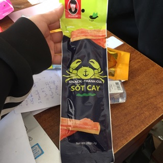 Snack thanh cua sốt cay ( bịch 30 gói)