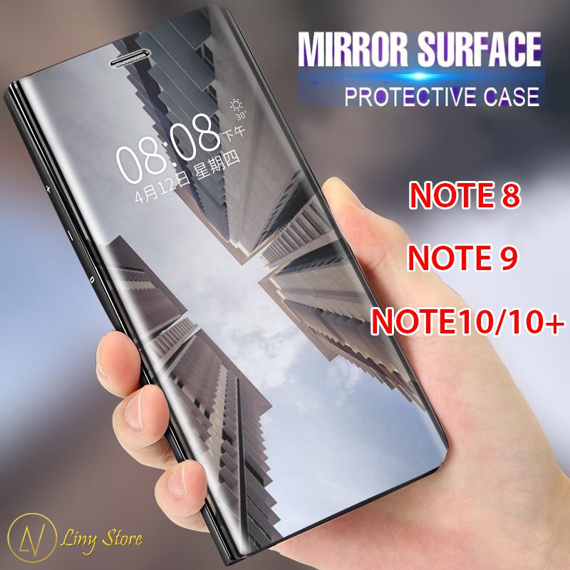 Ốp 2 mặt tráng gương cho Samsung Galaxy Note 8, Note 9, Note 10, Note 10 Plus