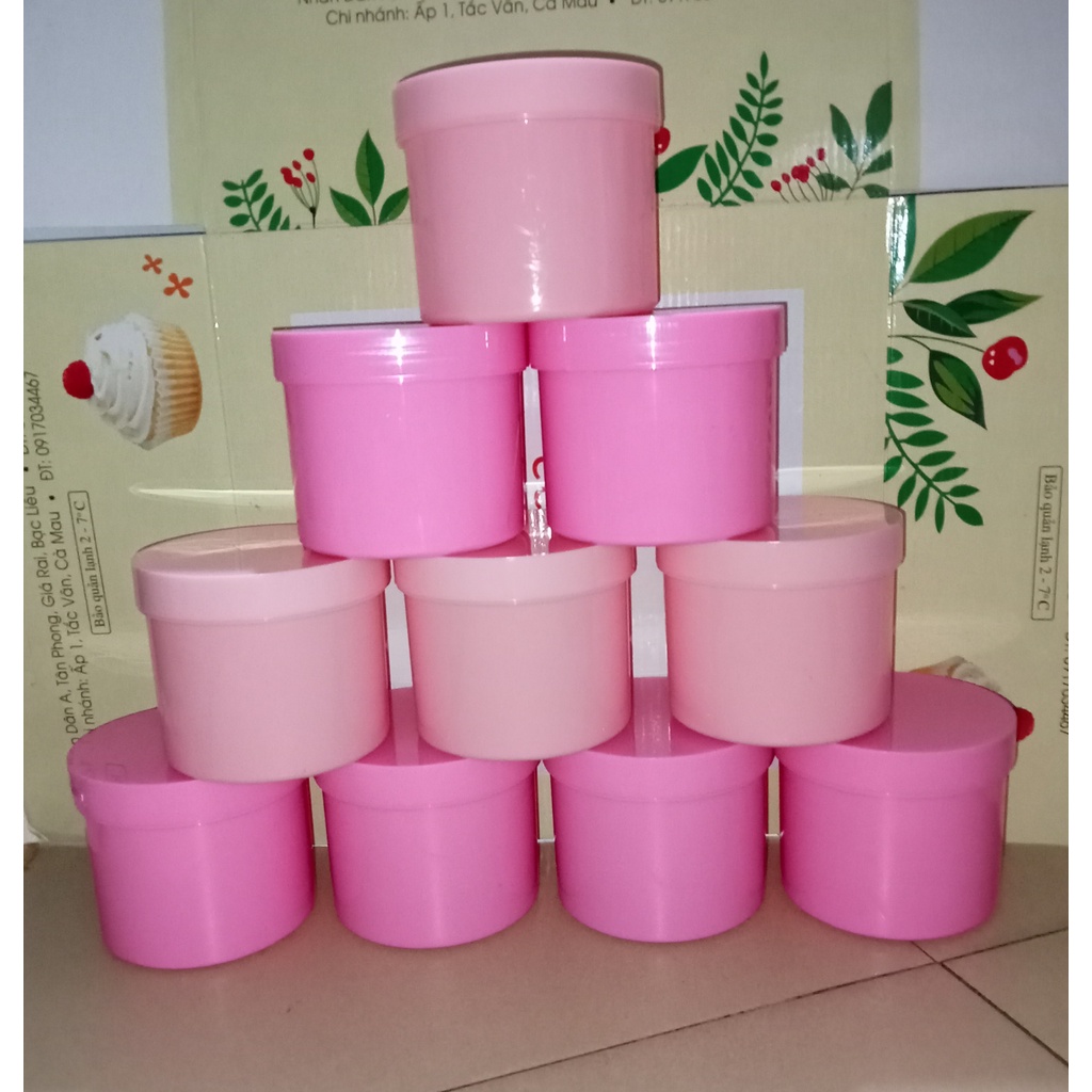 Hủ đựng kem body 100 200g 500g chiết kem, chiết mỹ phẩm