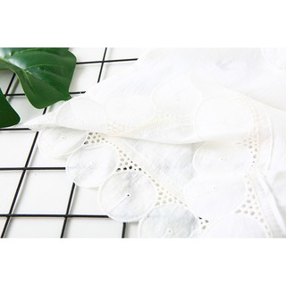 Có sẵn - quảng châu - áo ngắn tay phối ren hoa văn bé gái