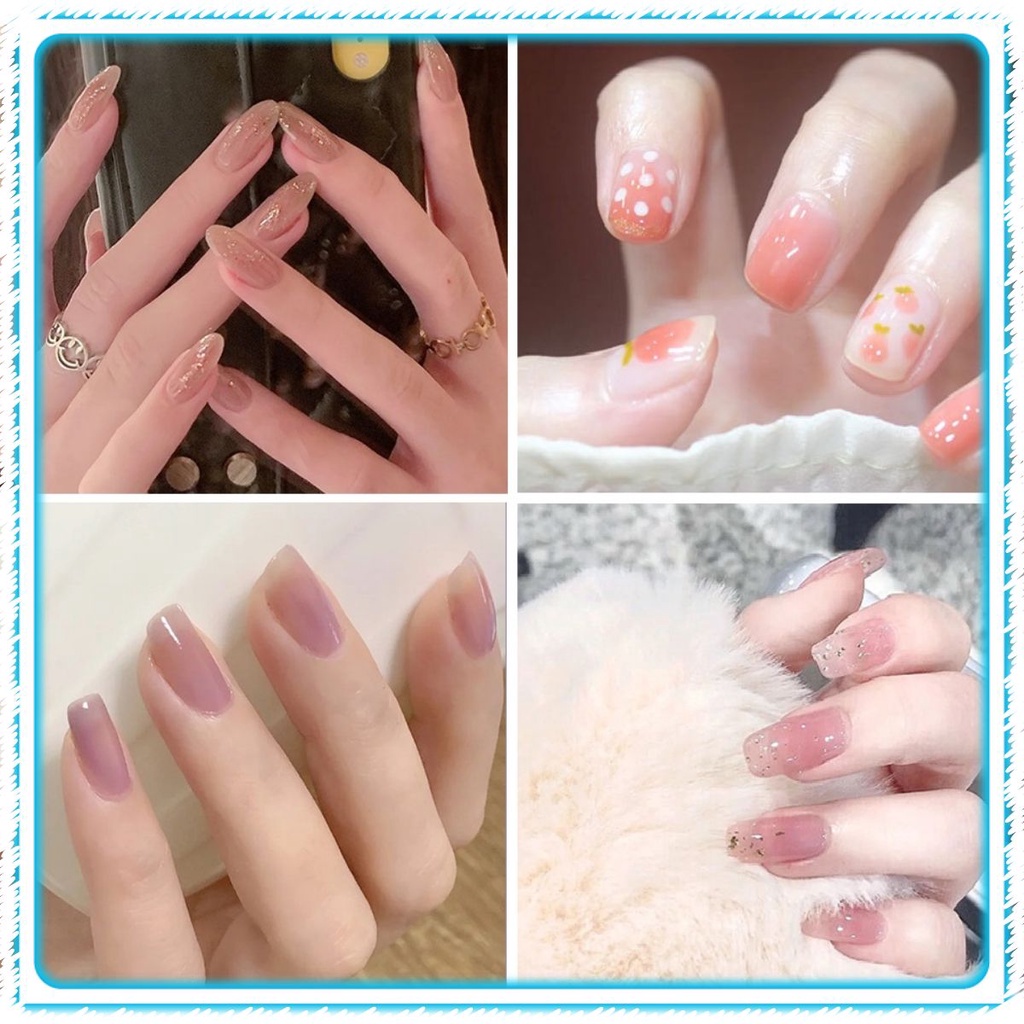 Móng tay giả đẹp làm nail kèm keo / R061-080/
