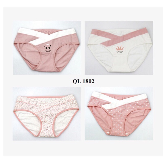 Sét 4 quần lót bầu coton cao cấp