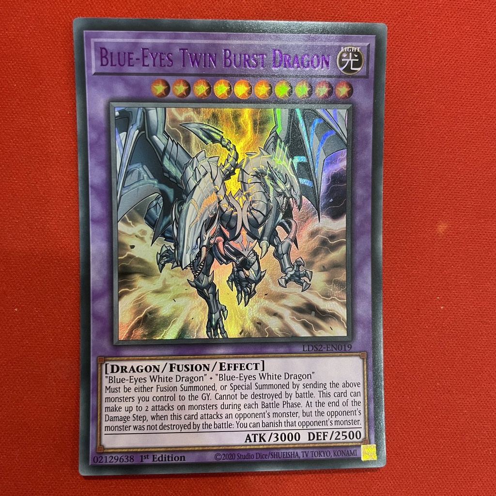 EN]Thẻ Bài Yugioh Chính Hãng] Blue-Eyes Twin Burst Dragon