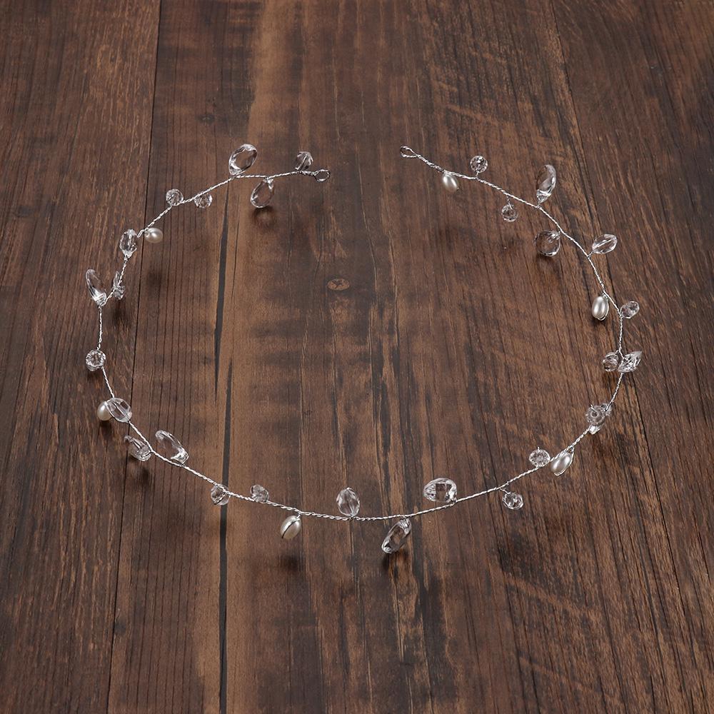 HOBBYIN Cài tóc cô dâu đính đá thời trang nữ dễ thương