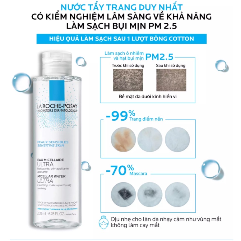 Nước Tẩy Trang La Roche Posay 400ml Hoka Store Nước Tẩy Trang Cho Da Dầu Nhạy Cảm Chính Hãng