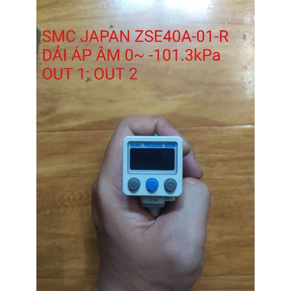 ◄❍Cảm biến áp suất chân không điện tử SMC. Đồng hồ Đo âm và dương. Tặng kèm đầu nối nhanh.