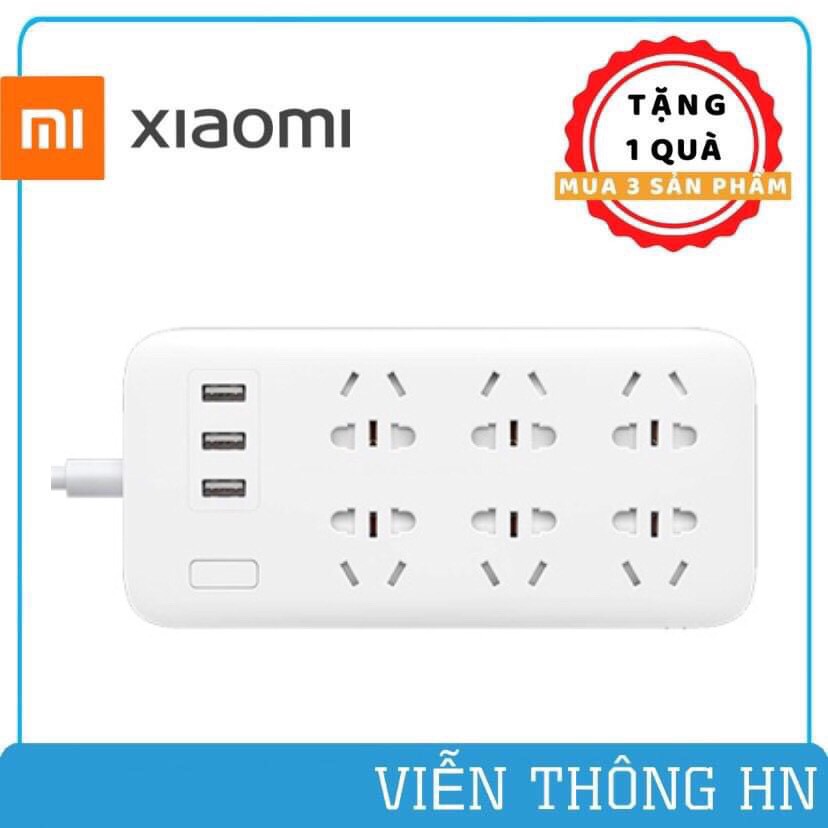 Ổ cắm Xiaomi Mi Power Strip 6 cổng 3 USB