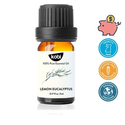 Tinh dầu Bạch Đàn Chanh Kobi Lemon Eucalyptus 5ml thơm phòng sạch thoáng tạo cảm giác tươi mới