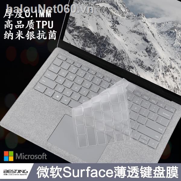 Tấm phủ bảo vệ bàn phím laptop Microsoft pro7/6 4/book2/notebook 10 inch/pro5/x/3