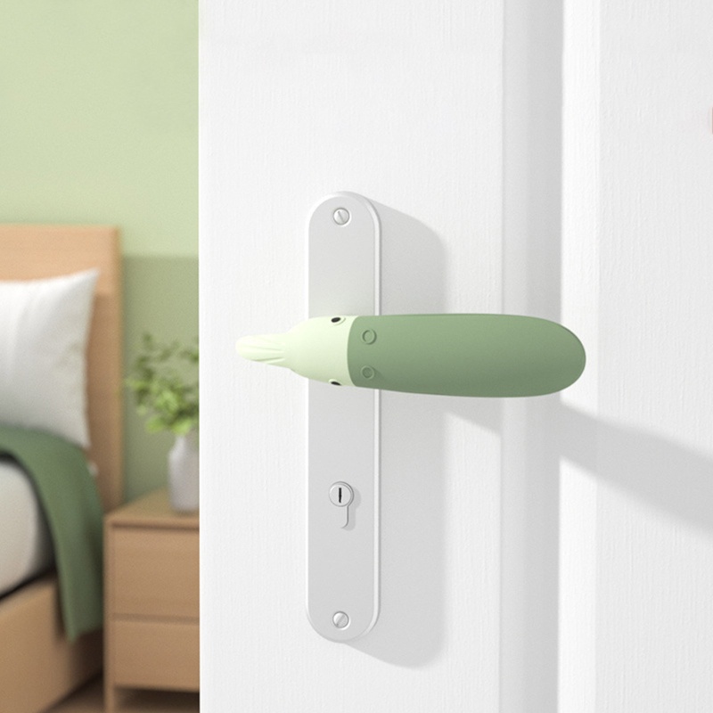 Vỏ Bọc Tay Nắm Cửa Bằng Silicone Chống Va Chạm An Toàn Cho Bé