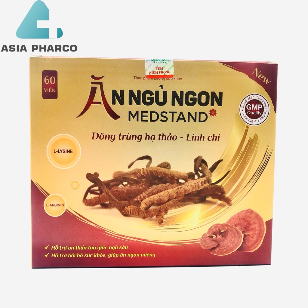 Ăn ngủ ngon medstand đông trùng hạ thảo- linh chi