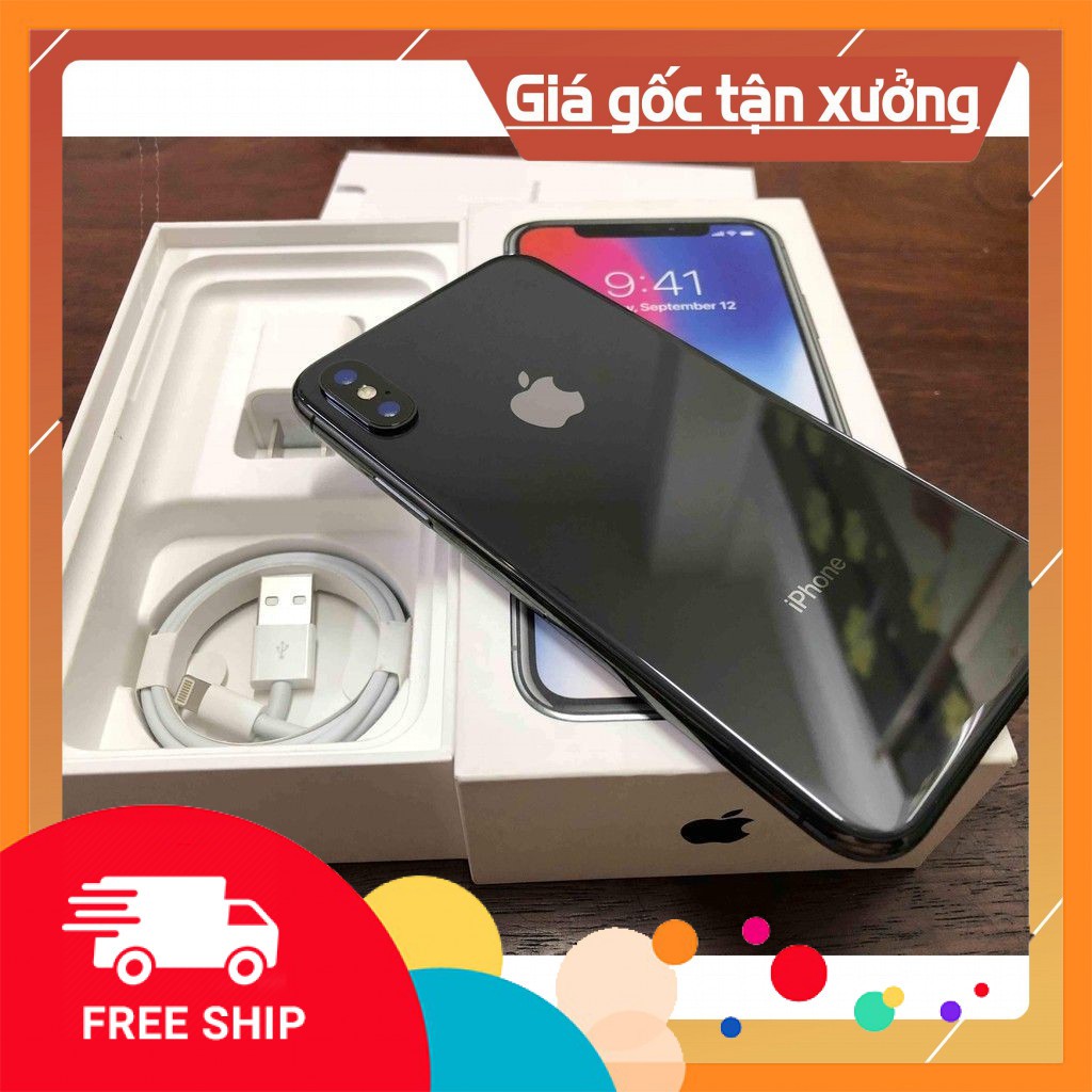 ttdĐiện thoại Iphone X 256Gb bản quốc tế fullboxstd