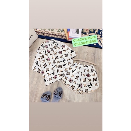 (SAM-loại 1) Đồ ngủ Pyjama lụa Mango cao cấp-Chất Lụa thoáng mát, họa tiết siêu xinh | BigBuy360 - bigbuy360.vn