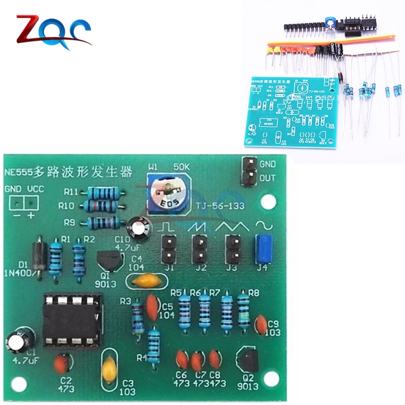 Bộ lắp ráp mạch tạo xung đa kênh NE555 thủ công luyện tập làm điện