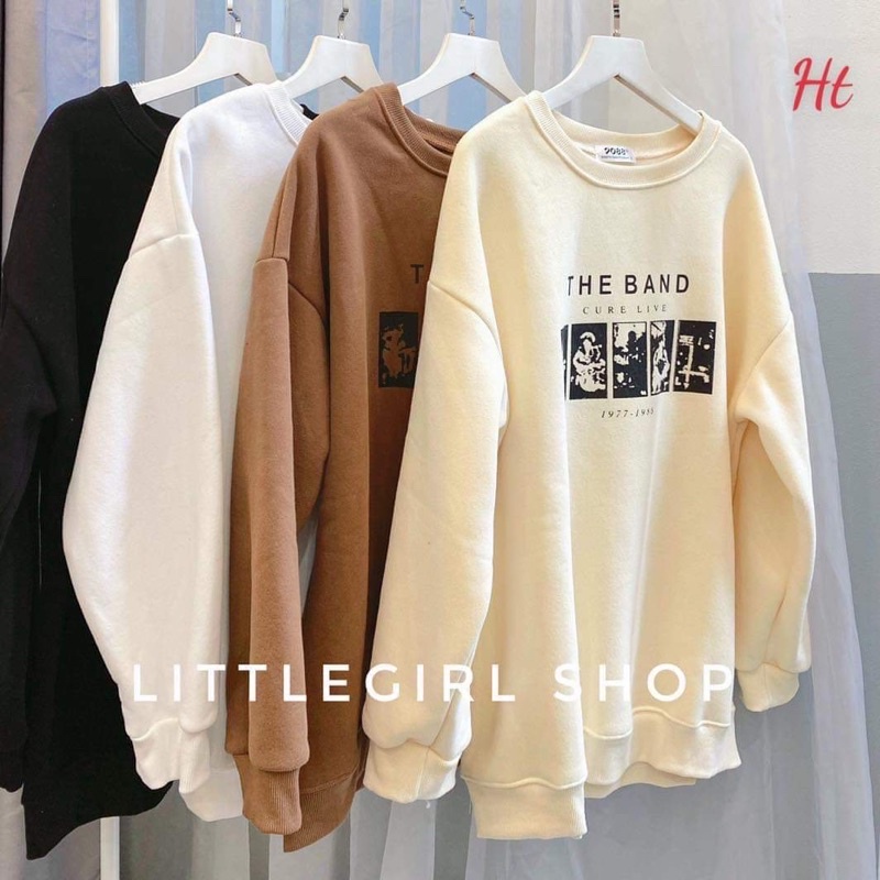 Áo nỉ cổ tròn The Band H2A