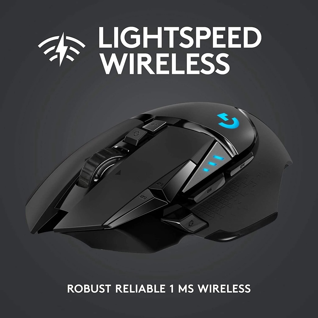 Original Logitech G502 LIGHTSPEED wireless gaming mouse 2.4 GHz 25600 DPI RGB HERO 25K sensor