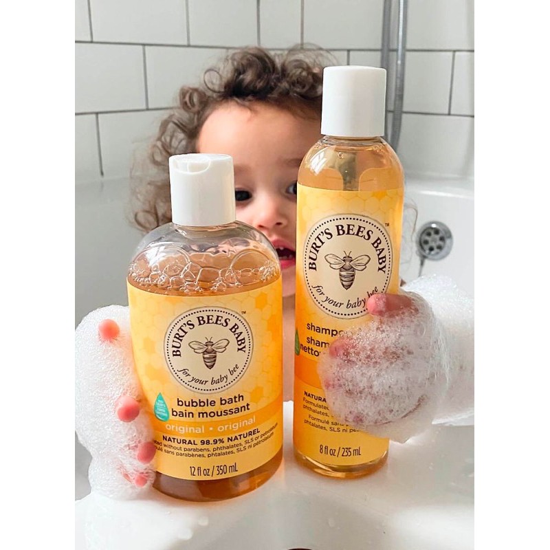 Sữa tắm gội tạo bọt cho bé Burt’s Bee Baby Bubble Bath 355ml