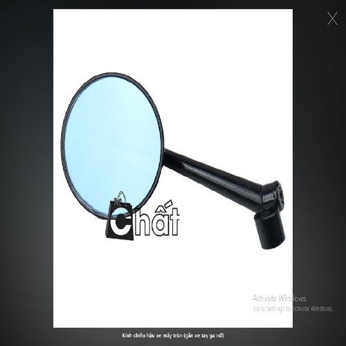 Kính chiếu hậu xe máy tròn (gắn xe tay ga nữ)