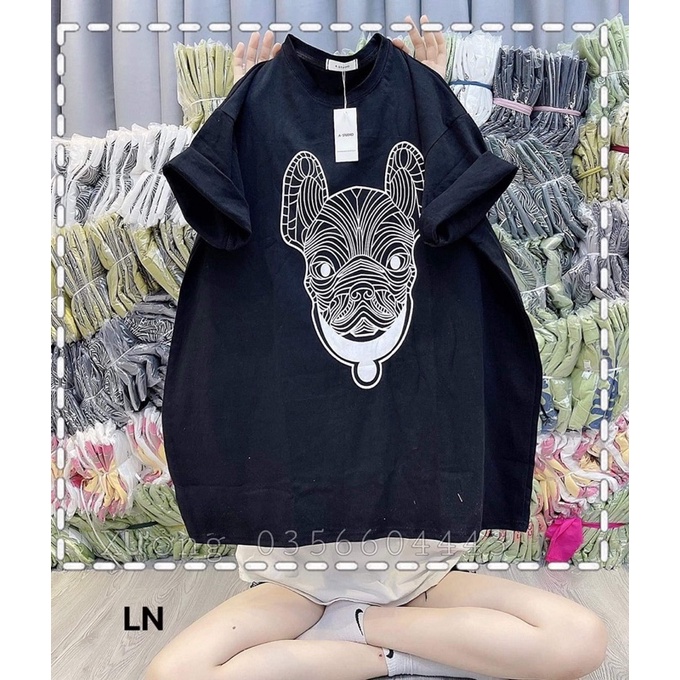 Áo phông chó lưới vòng cổ LN11