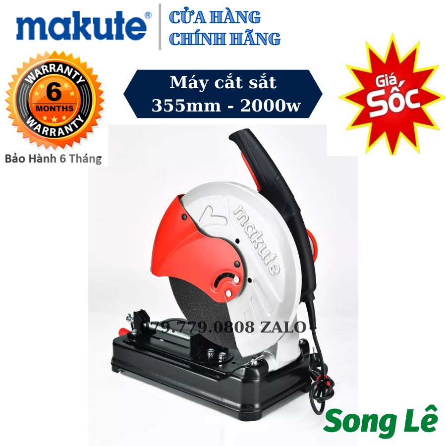 Máy cắt sắt bàn 355mm Chính hãng Makute CM005 | Công suất 2000w