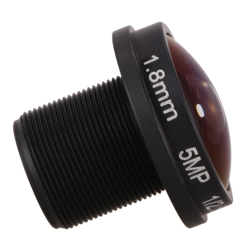 (Đang Bán) Ống Kính Mắt Cá 5mp 1.8mm M12X0.5 1 / 2.5 F2.0 180 Độ Cho Camera Giám Sát Cctv