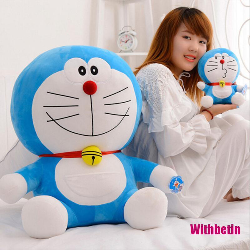 1 Búp Bê Nhồi Bông Đồ Chơi Hình Doraemon Đáng Yêu