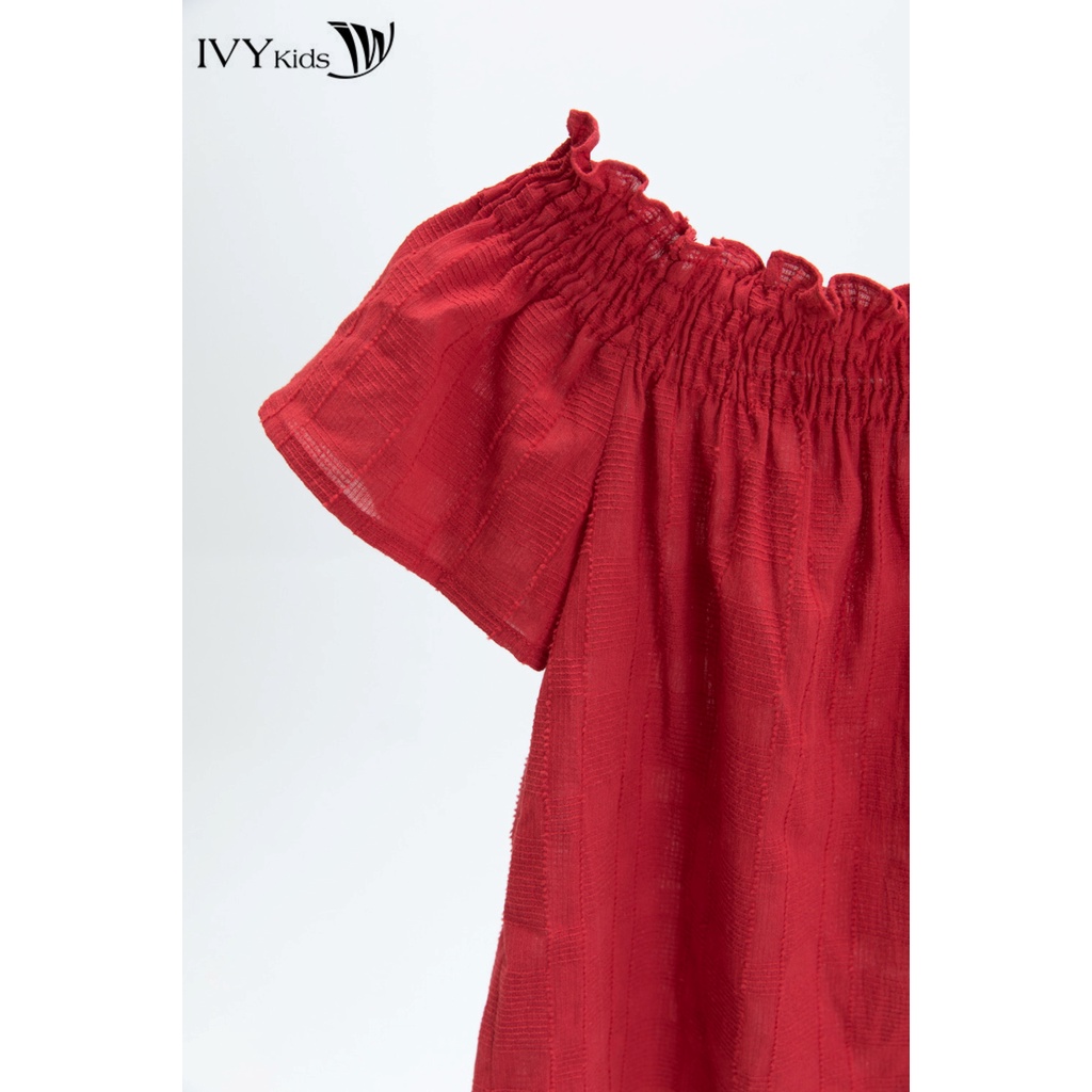 Áo thô trễ vai bé gái IVY moda MS 16G1349
