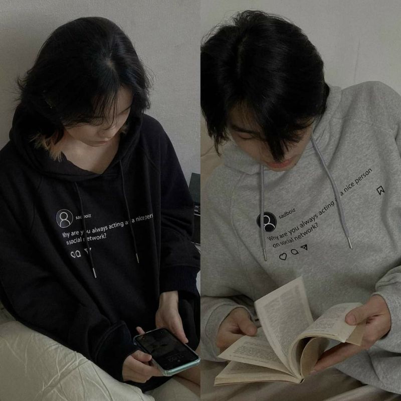 Áo khoác 𝗛𝗢𝗢𝗗𝗜𝗘 𝗦𝗔𝗗𝗦𝗧𝗔𝗚𝗥𝗔𝗠 ®️ - 𝑯𝒂̀𝒏𝒈 𝒄𝒉𝒊́𝒏𝒉 𝒉𝒂̃𝒏𝒈