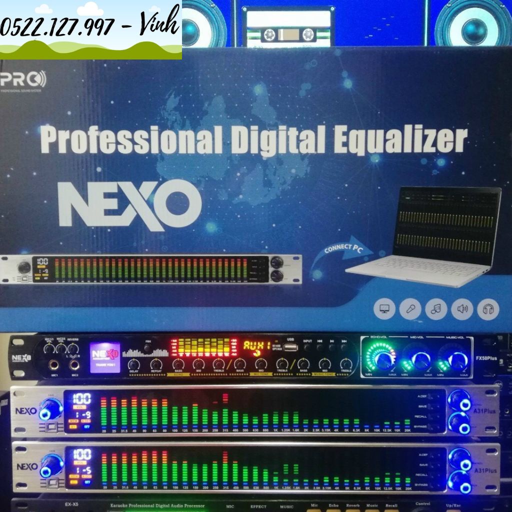 Lọc số NEXO A31 Plus có phần mềm máy tính  - Gia Khang Shop