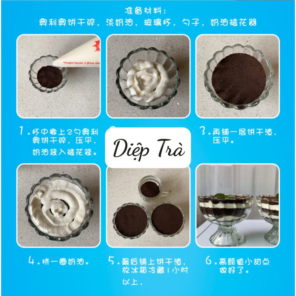 Vụn bánh Oreo gói 400g (Tiện dụng, giá rẻ, giòn tan, không bị mềm ỉu)