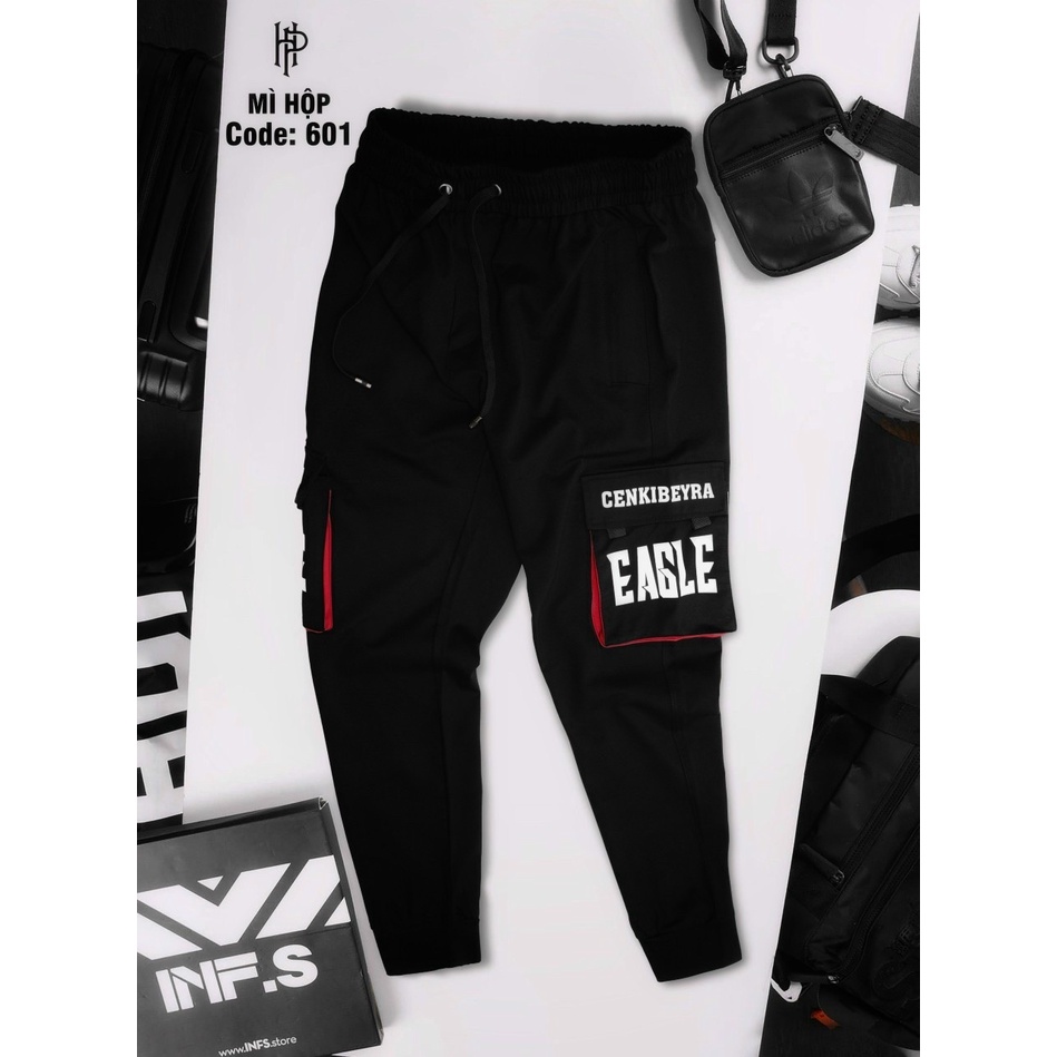 Quần Jogger nam túi hộp thiết kế lưng chun cao cấp hàng may kĩ vải xịn (ảnh thật)